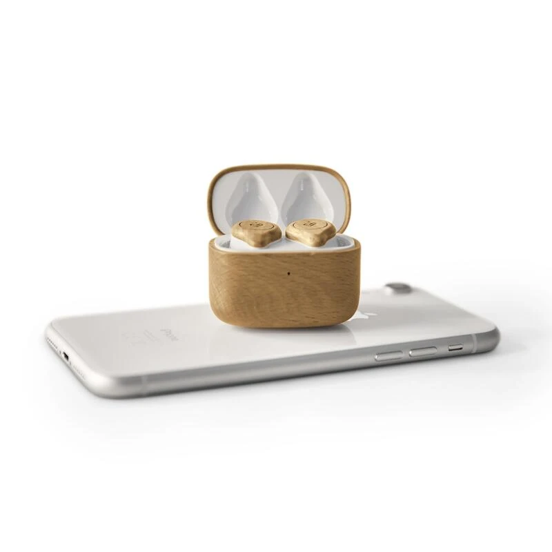 Auriculares Ecológicos Energy Sistem Eco True Wireless Beech Wood 2 Auriculares Ecológicos Energy Sistem Eco True Wireless Beech Wood - Imagen 2