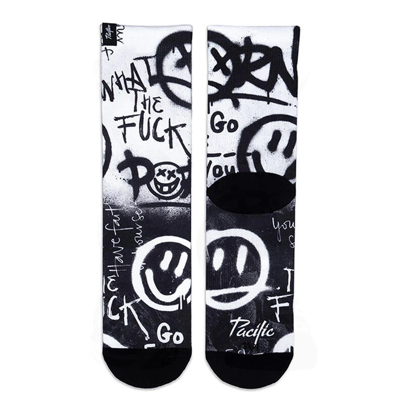 Calcetin Running Con Tejido Coolmax Unisex Acid BW, Sublimado Multicolor 3 Calcetin Running Con Tejido Coolmax Unisex Acid BW, Sublimado Multicolor - Imagen 3