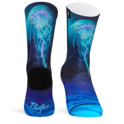 Calcetin Running Con Tejido Coolmax Unisex Jellyfish, Sublimado Multicolor -Ropa Deportiva Tienda calcetin running con tejido coolmax unisex jellyfish sublimado multicolor 1