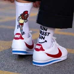 Calcetin Running Unisex Forest Run, Tricotado Color Blanco -Ropa Deportiva Tienda calcetin running unisex forest run tricotado color blanco 3