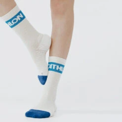 Calcetines Caminar Altos X2 Urban Walk Blanco/beige -Ropa Deportiva Tienda calcetines caminar altos x2 urban walk blancobeige 1