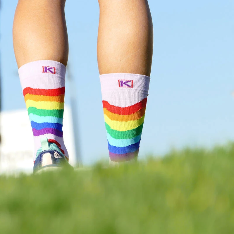 CALCETINES DE RUNNING #ARCOIRIS Unisex - KAMUABU Color MALVA 23cm De 1 Hilo 3 CALCETINES DE RUNNING #ARCOIRIS Unisex - KAMUABU Color MALVA 23cm De 1 Hilo - Imagen 3