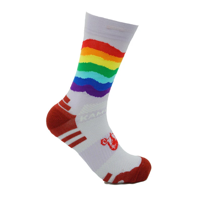 CALCETINES DE RUNNING #ARCOIRIS Unisex - KAMUABU Color MALVA 23cm De 1 Hilo 4 CALCETINES DE RUNNING #ARCOIRIS Unisex - KAMUABU Color MALVA 23cm De 1 Hilo - Imagen 4