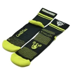 CALCETINES DE RUNNING #COMOUNACABRA Unisex - KAMUABU Color NEGRO Trail 15CM -Ropa Deportiva Tienda calcetines de running comounacabra unisex kamuabu color negro trail 15cm 1