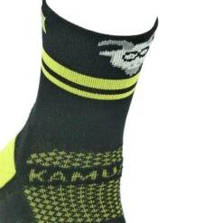 CALCETINES DE RUNNING #COMOUNACABRA Unisex - KAMUABU Color NEGRO Trail 15CM -Ropa Deportiva Tienda calcetines de running comounacabra unisex kamuabu color negro trail 15cm 2