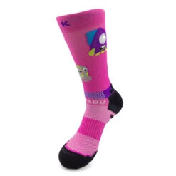 CALCETINES DE RUNNING #MONSTRUOS Unisex - KAMUABU Color ROSA De 1 Hilo -Ropa Deportiva Tienda calcetines de running monstruos unisex kamuabu color rosa de 1 hilo 2