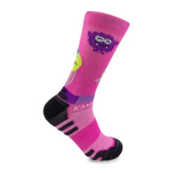 CALCETINES DE RUNNING #MONSTRUOS Unisex - KAMUABU Color ROSA De 1 Hilo -Ropa Deportiva Tienda calcetines de running monstruos unisex kamuabu color rosa de 1 hilo 3