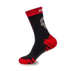 CALCETINES DE RUNNING #PARTYRUN Unisex - KAMUABU Color NEGRO/ROJO De 23CM -Ropa Deportiva Tienda calcetines de running partyrun unisex kamuabu color negrorojo de 23cm 2