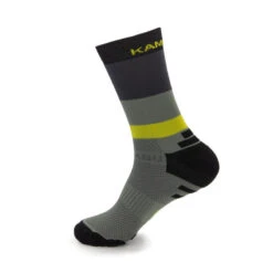 CALCETINES KAMUABU FRANJAS GRIS-NEGRO -Ropa Deportiva Tienda calcetines kamuabu franjas gris negro 2