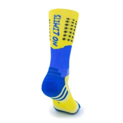 CALCETINES "NO LIMITS" AMARILLO/AZUL DE RUNNING