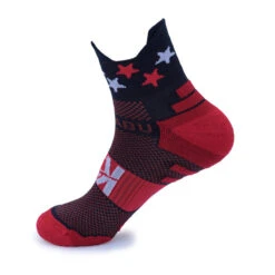 CALCETINES RUNNING TOBILLEROS #COMOUNACABRA Unisex KAMUABU Rojo/negro -Ropa Deportiva Tienda calcetines running tobilleros comounacabra unisex kamuabu rojonegro 1