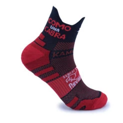 CALCETINES RUNNING TOBILLEROS #COMOUNACABRA Unisex KAMUABU Rojo/negro -Ropa Deportiva Tienda calcetines running tobilleros comounacabra unisex kamuabu rojonegro 3