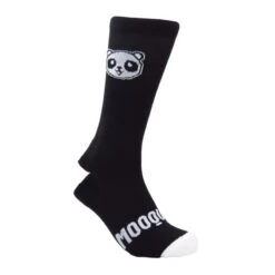 Calcetines Unisex Con Refuerzos Compresivos Mooquer Panda Stan Negros Bordados -Ropa Deportiva Tienda calcetines unisex con refuerzos compresivos mooquer panda stan negros bordados 2