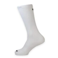 Calcetines Unisex Lisos Altos Mooquer Classy Evo Blanco Bordados En España