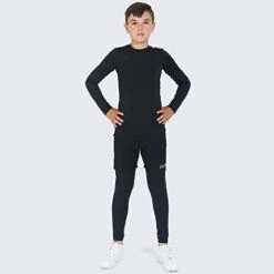 Camiseta De Compresión Manga Larga Con Cuello Redondo Para Niños 9 Camiseta De Compresión Manga Larga Con Cuello Redondo Para Niños -Ropa Deportiva Tienda camiseta de compresion manga larga con cuello redondo para nios 3