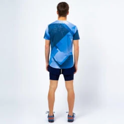 Camiseta De Manga Corta Running De Poliéster Reciclado Hombre TRR Azul Claro 7 Camiseta De Manga Corta Running De Poliéster Reciclado Hombre TRR Azul Claro -Ropa Deportiva Tienda camiseta de manga corta running de poliester reciclado hombre trr azul claro 2