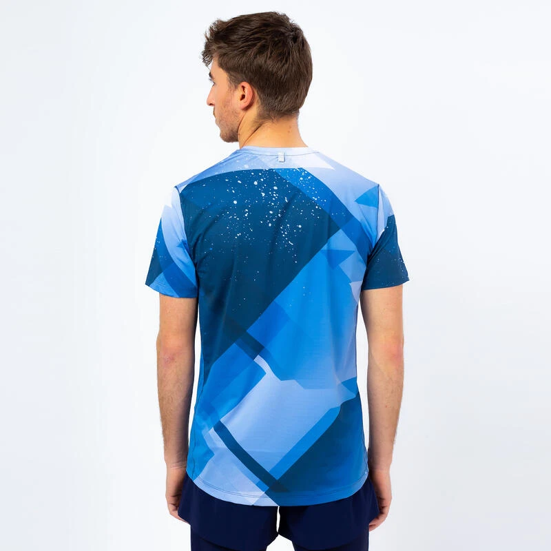 Camiseta De Manga Corta Running De Poliéster Reciclado Hombre TRR Azul Claro 4 Camiseta De Manga Corta Running De Poliéster Reciclado Hombre TRR Azul Claro - Imagen 4