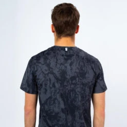 Camiseta De Manga Corta Running De Poliéster Reciclado Hombre TRR Negra -Ropa Deportiva Tienda camiseta de manga corta running de poliester reciclado hombre trr negra 3