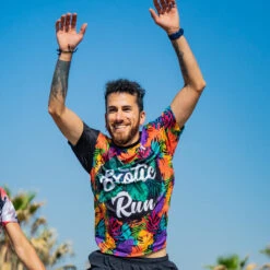 CAMISETA DE RUNNING #EXOTICRUN Para HOMBRE - KAMUABU Multicolor 90grs -Ropa Deportiva Tienda camiseta de running exoticrun para hombre kamuabu multicolor 90grs 3