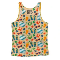 CAMISETA DE RUNNING #SANDBEACH Para HOMBRE - KAMUABU Color Arena De Tirantes -Ropa Deportiva Tienda camiseta de running sandbeach para hombre kamuabu color arena de tirantes 1