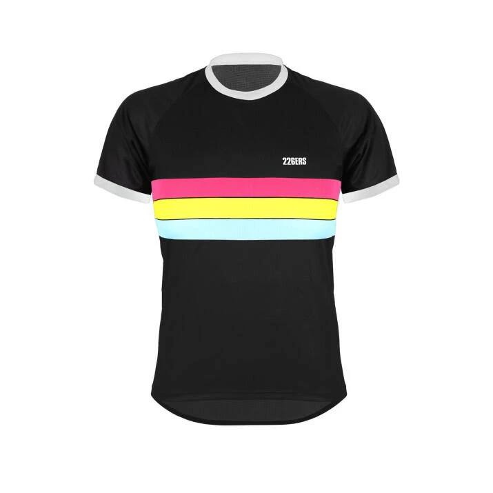 CAMISETA RUNNING HYDRAZERO FLAG - MANGA CORTA TALLA S COLOR NEGRO