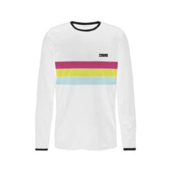 CAMISETA RUNNING JERSEY - HYDRAZERO FLAG - MANGA LARGA TALLA M COLOR NEGRO -Ropa Deportiva Tienda camiseta running jersey hydrazero flag manga larga talla xs color white