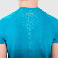Camiseta Running Manga Corta Niños Kiprun Skincarte Azul -Ropa Deportiva Tienda camiseta running manga corta nios kiprun skincarte azul 3