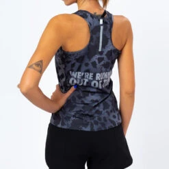 Camiseta Sin Mangas Running Poliéster Reciclado Mujer TRR Animal Print -Ropa Deportiva Tienda camiseta sin mangas running poliester reciclado mujer trr animal print 2