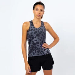 Camiseta Sin Mangas Running Poliéster Reciclado Mujer TRR Animal Print