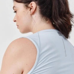 Kalenji Camiseta Sin Mangas Transpirable Running Mujer Dry Gris -Ropa Deportiva Tienda camiseta sin mangas transpirable running mujer dry gris 2