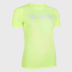CAMISETA TRAIL RUNNING MUJER LILA ESTAMPADO MANGA CORTA -Ropa Deportiva Tienda camiseta trail running mujer lima grafico manga corta