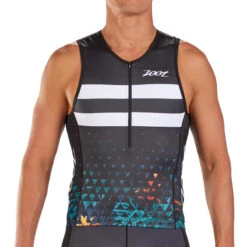 Camiseta Triatlon Sin Mangas Hombre ZOOT LTD Negro