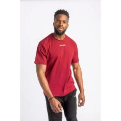 Core Camiseta - Fitness - Hombre - Negro -Ropa Deportiva Tienda core camiseta fitness hombre rojo