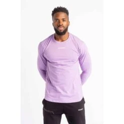 Core Scoop Camisa De Manga Larga - Fitness - Hombre - Roja -Ropa Deportiva Tienda core scoop camisa de manga larga fitness hombre lila