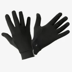 Kalenji GUANTES TÁCTILES RUNNING 500 NEGRO