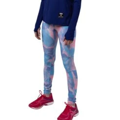 Leggings Running Largos De Poliéster Reciclado Para Mujer TRR Acuarela