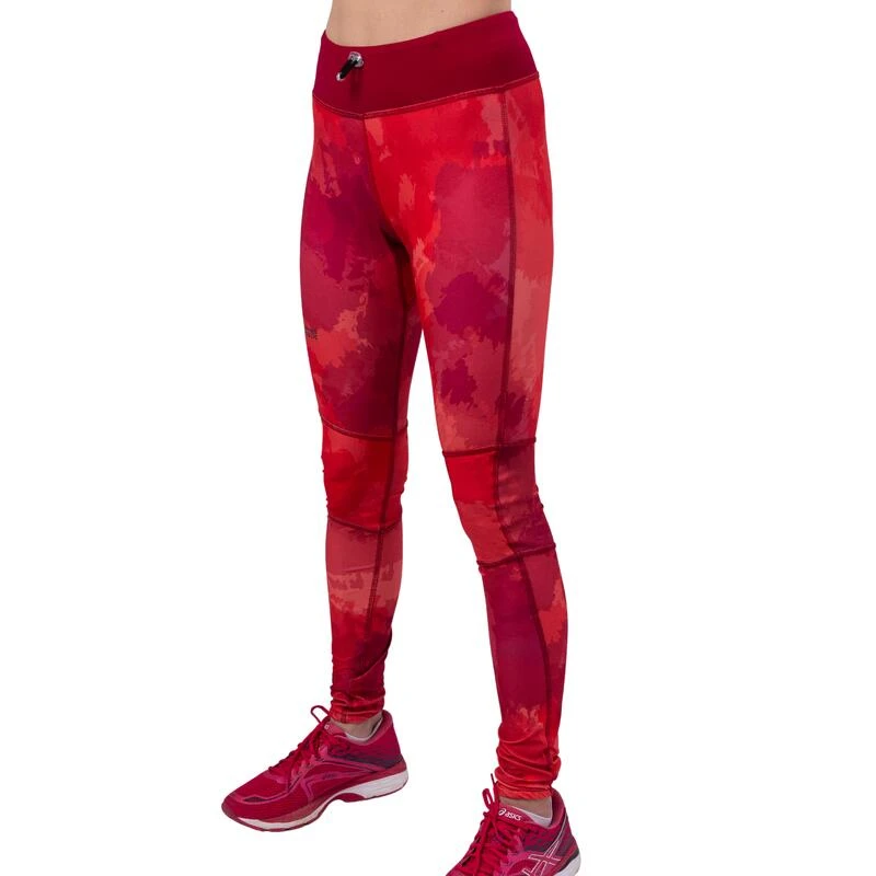 Leggings Running Largos De Poliéster Reciclado Para Mujer TRR Rojo 2 Leggings Running Largos De Poliéster Reciclado Para Mujer TRR Rojo - Imagen 2