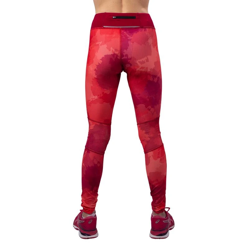 Leggings Running Largos De Poliéster Reciclado Para Mujer TRR Rojo 3 Leggings Running Largos De Poliéster Reciclado Para Mujer TRR Rojo - Imagen 3