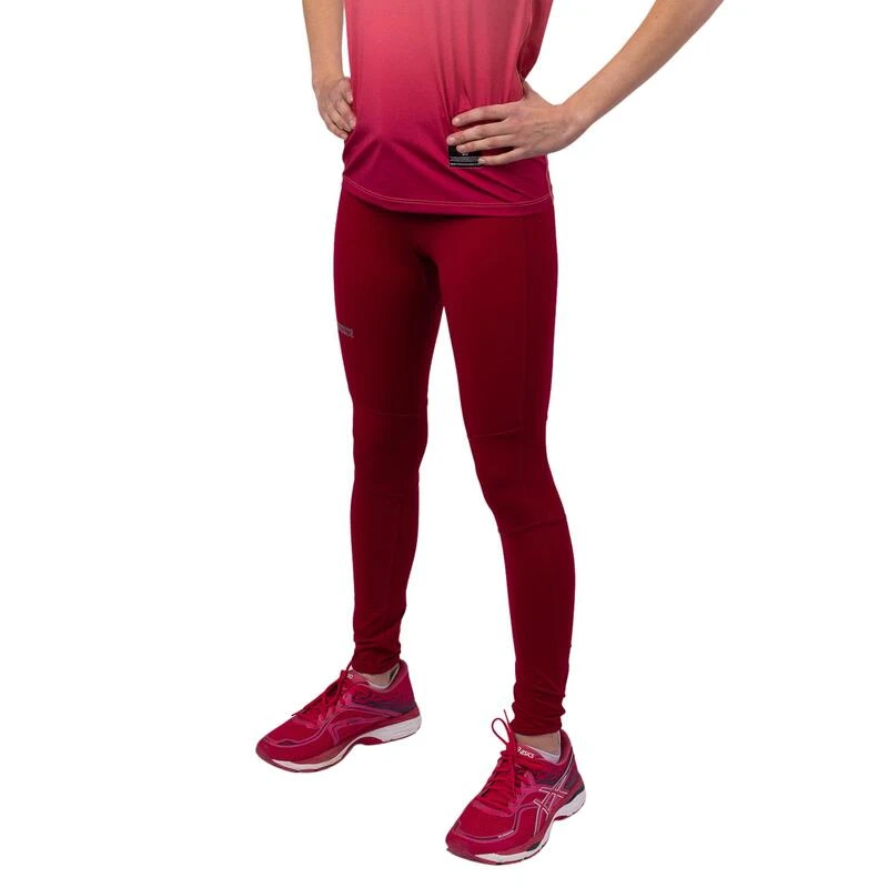 Leggings Running Largos De Poliéster Reciclado Para Mujer TRR Rojo 1 Leggings Running Largos De Poliéster Reciclado Para Mujer TRR Rojo