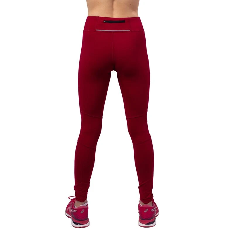 Leggings Running Largos De Poliéster Reciclado Para Mujer TRR Rojo 2 Leggings Running Largos De Poliéster Reciclado Para Mujer TRR Rojo - Imagen 2