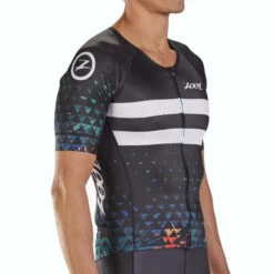 Maillot Triatlon Manga Corta Hombre ZOOT AERO LTD AERO SS Negro -Ropa Deportiva Tienda maillot triatlon manga corta hombre zoot aero ltd aero ss negro 3