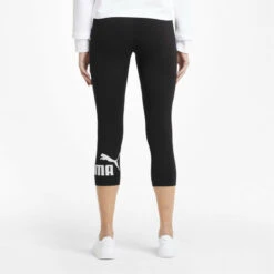 Mallas Mujer PUMA 3/4 Essentials Logo Negro 8 Mallas Mujer PUMA 3/4 Essentials Logo Negro -Ropa Deportiva Tienda mallas mujer puma 34 essentials logo negro 2