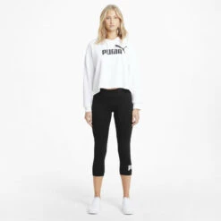 Mallas Mujer PUMA 3/4 Essentials Logo Negro 9 Mallas Mujer PUMA 3/4 Essentials Logo Negro -Ropa Deportiva Tienda mallas mujer puma 34 essentials logo negro 3