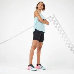 Mallas Short Mujer Cortas Running Kiprun Support Negro -Ropa Deportiva Tienda mallas short mujer cortas running kiprun support negro 2