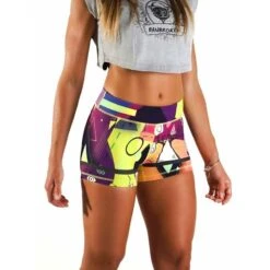 Pantalón Corto Short Mujer Banbroken PURPLE LIFT Morado -Ropa Deportiva Tienda pantalon corto short mujer banbroken universe multicolor