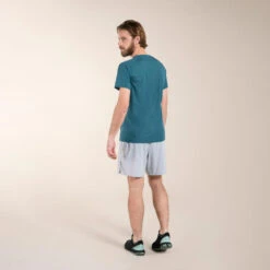 Pantalón Corto Trail Running Hombre Gris Holgado -Ropa Deportiva Tienda pantalon corto trail running hombre gris holgado 3