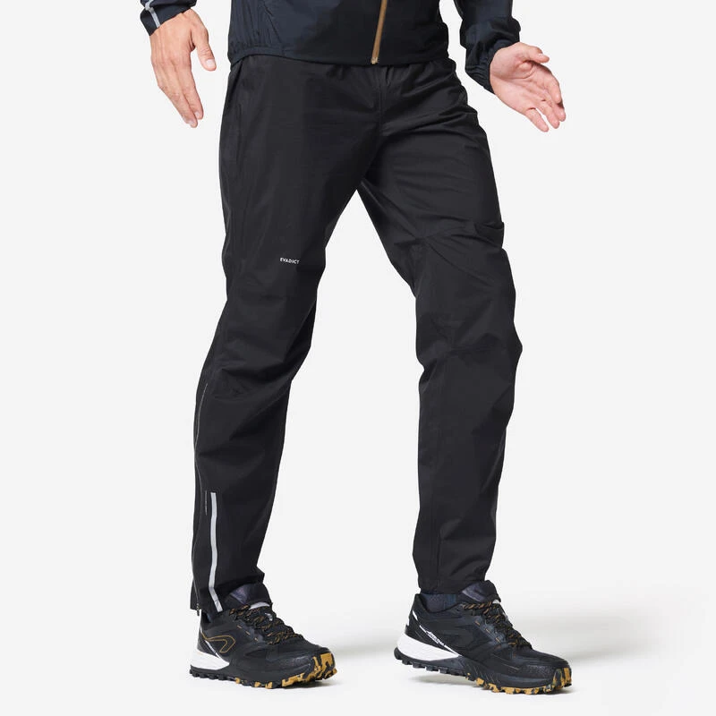 Pantalón Trail Running Impermebale Hombre Negro 2 Pantalón Trail Running Impermebale Hombre Negro - Imagen 2