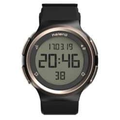 Kalenji PRODUCTO REACONDICIONADO: RELOJ CRONÓMETRO DE RUNNING HOMBRE W900 NEGRO Y COBRE