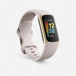 Pulsera Inteligente Deporte Bienestar Fitbit Charge 5 Blanco Oro