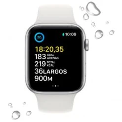 Smartwatch Apple Watch SE LTE Segunda Gen 44mm Aluminio Correa Blanca -Ropa Deportiva Tienda smartwatch apple watch se lte segunda gen 44mm aluminio correa blanca 3